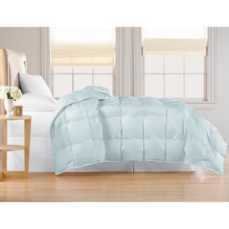 Blue Ridge Microfiber Down Fiber-Blend Comforter, Light Blue, King 033327